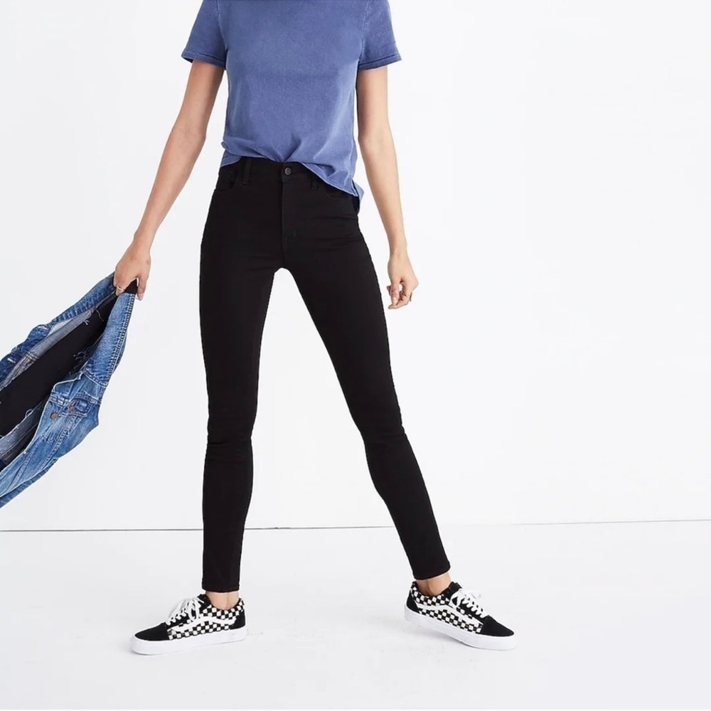 Madewell High Rise Roadtripper Jean in Bennett Black Size 27